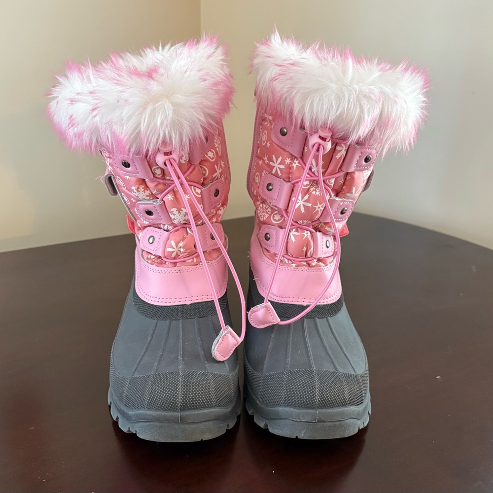 Waterproof Snow Boots Girls Size 5
